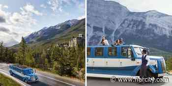 This Vintage Open-Top Bus In Banff Is A Unique Way To See The Rockies - Narcity Canada