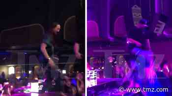 Steve Aoki Falls Off Stage During DJ Set