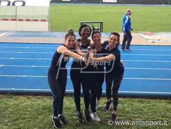 Atletica, nella 4x100 dell'Athlon Bastia che trionfa a Fabriano anche l'assisana Marylena Massini (foto+video) - AssisiSport