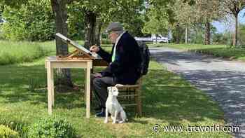 Famed painter Hockney’s The Arrival of Spring, Normandy, 2020 in Istanbul - TRT World