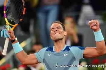 ATP Madrid: Rafael Nadal saves four match points vs. David Goffin - Tennis World USA