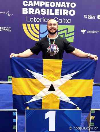 Halterofilista de Capivari de Baixo conquista título nacional paralímpico pela 6ª vez - Notisul