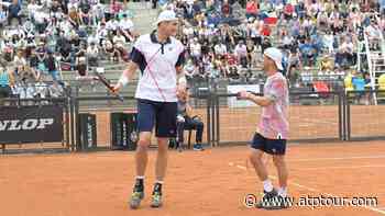 John Isner & Diego Schwartzman Team For First Time In Rome Doubles Win - ATP Tour