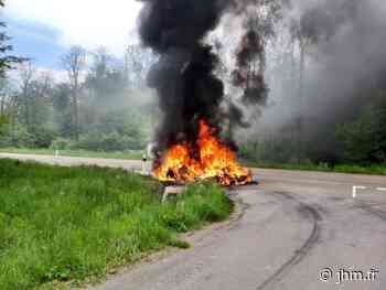 Une voiture prend feu à hauteur de Rosoy-sur-Amance - le Journal de la Haute-Marne