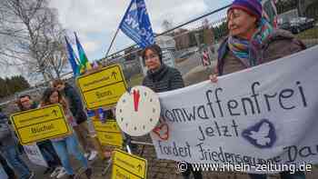 Antwort auf AfD-Anfrage: Bundesregierung listet Proteste in Büchel auf - Rhein-Zeitung