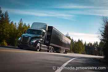 World remiere of the new battery electric Freightliner eCascadia