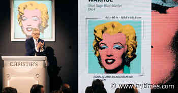 Warhol’s ‘Marilyn,’ at $195 Million, Shatters Auction Record for an American Artist