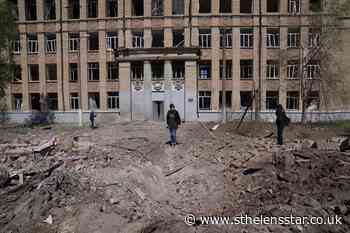 Western officials visit Ukraine after Russian bomb flattens school - St Helens Star