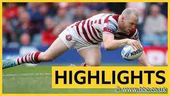 Challenge Cup: Wigan Warriors beat St Helens in dramatic semi-final - BBC