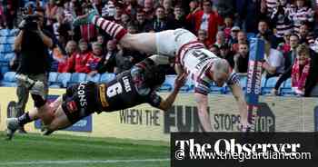 Liam Marshall double edges Wigan past St Helens and into Challenge Cup final - The Guardian