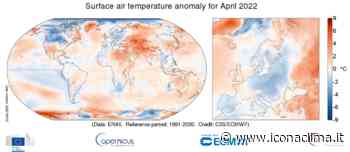 Clima, aprile 2022 è il sesto più caldo a livello globale: i dati Copernicus - Icona Clima