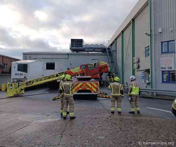 Six fire engines and forty firefighters tackle factory blaze in Harrow - Harrow Online