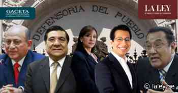 Elección del nuevo defensor del pueblo: ¿Quiénes son los candidatos? - La Ley - Perú