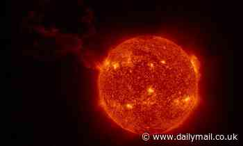 Solar eruption could deliver a 'glancing blow' to Earth TODAY