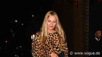 Kate Moss zeigt: Leoparden-Print ist noch lange nicht aus der Mode - VOGUE Germany