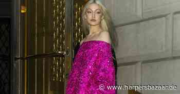 Mode-Trend 2022: Gigi Hadid setzt auf Millennial Pink – auch Valentino Pink genannt - Harper's BAZAAR