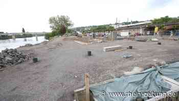 Verschönerung des Rheinufers: Terrassen und Gastro an Vallendars Ufer - Rhein-Zeitung