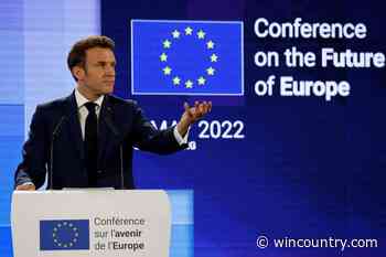In wink to Ukraine, Britain, Macron suggests new European entity - WNWN-FM