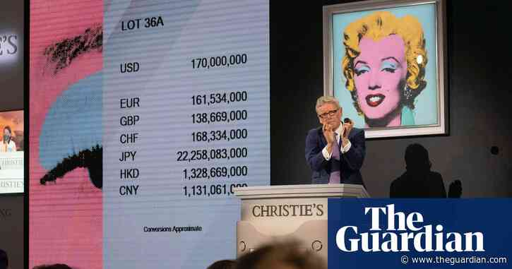 Andy Warhol’s iconic Marilyn Monroe portrait sells for record $195m