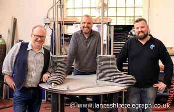 Nelson laser firm creates 12ft sculpture for Chelsea Flower Show