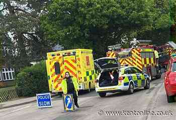 Delays after emergency services attend crash - Kent Online