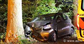 Vrouw botst tegen boom in Overberg; blaastest positief - AD.nl