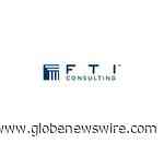 FTI Consulting Enhances Aviation Practice with Two Senior Managing Director Appointments - GlobeNewswire