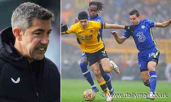 Wolves boss Bruno Lage to miss Premier League clash with Chelsea after testing positive for Covid-19 - Daily Mail