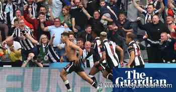 Newcastle all but safe after Bruno Guimarães's late header sinks Leicester - The Guardian
