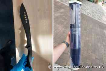 Man arrested after police dog uncovers knife in Lewisham