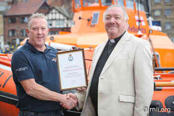 Whitby RNLI pay tribute to former Chaplain Reverend Canon David Smith. - rnli.org