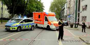 Schüsse in Essen - eine verletzte Person abtransportiert