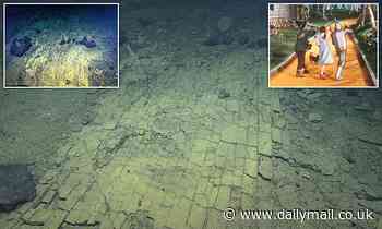 The yellow brick road to Atlantis? Incredible rock formation spotted on ocean floor near Hawaii 