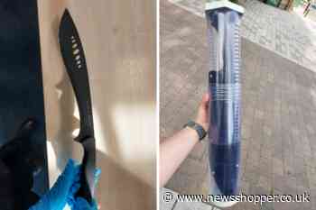 Man arrested after police dog uncovers huge knife in Lewisham - News Shopper