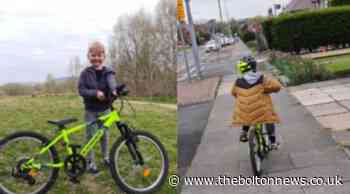 Bolton 6-year-old riding 100 miles for Ukraine - The Bolton News