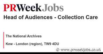 The National Archives: Head of Audiences - Collection Care