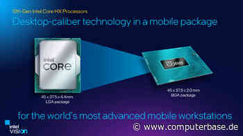Intel Core i-12000HX: Der große 8+8-Kern-Desktop-Chip kommt ins Notebook