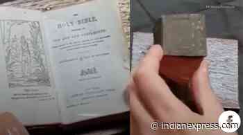 UK library staff rediscover tiny Bible from 1911 during lockdown - The Indian Express