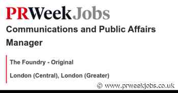 The Foundry - Original: Communications and Public Affairs Manager