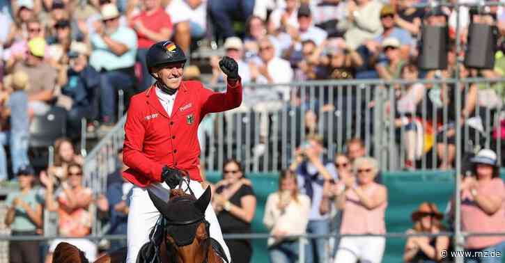 Maimarkt-Reitturnier:  Europameister Thieme gewinnt Großen Preis in Mannheim