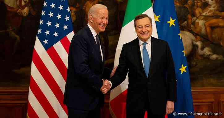 Draghi appiattito sulle scelte Usa: l’unica strada per la pace che vedo è far cadere il governo