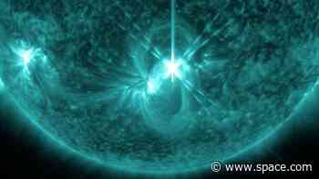 A 'mixed up' sunspot just fired off a huge solar flare