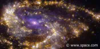 This spiral galaxy looks positively royal in vibrant new image
