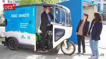 Dreirad-Rakete in Jena gelandet: So sieht die Zukunft der Paketzustellung aus