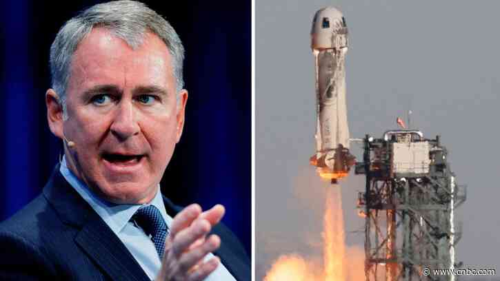 Citadel founder Ken Griffin wins Blue Origin spaceflight auction, donates 2 seats to New York City teachers - CNBC