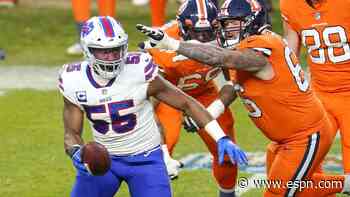 Source: Longtime Bills DE Hughes joins Texans
