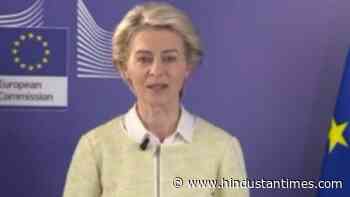 EU chief slams Russia on Ukraine war: 'Why we're celebrating Europe Day'| Video - Hindustan Times