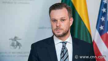 Lithuanian foreign minister says Putin and Russian regime must be removed to stop 'warmongering'