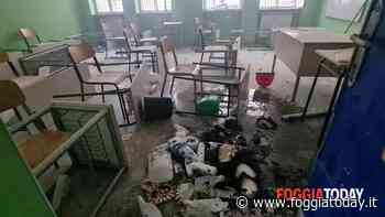 Follia in una scuola: balordi vandalizzano aule e corridoi, poi tentano di dar fuoco a una tenda - FoggiaToday