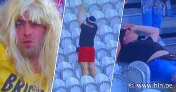 “Jullie zijn al op vakantie? Dan wij ook!”: harde kern van Lille komt uit protest in vakantieoutfit naar het stadion - Het Laatste Nieuws